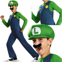 Nintendo Super Mario Brothers Luigi Classic Kostüm,...