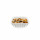 Sunay 8 Teiliger Snackschalen-Set Riffle Design aus Porzellan in Weiß Eckig
