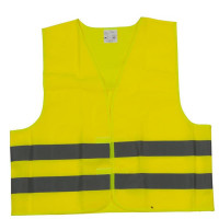 Lifetime - Reflektierende Sicherheitsweste Universalgröße in Gelb aus Polyester