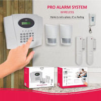 ELRO AP5500 pro Funk telefonwahl-Komplettes Alarmsystem mit bedienfeld, bewegungsmelder, Fenster/türkontakt und Fernbedienung