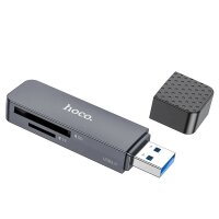 HOCO USB-A 2.0 HB45 Speicherkartenleser, bis zu 480 Gbit/s grau 2 TB