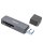 HOCO USB-A 2.0 HB45 Speicherkartenleser, bis zu 480 Gbit/s grau 2 TB