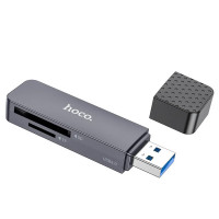 Hoco USB-Stick USB A 3.0 HB45 Speicherkartenleser in Grau