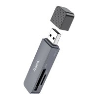 Hoco USB-Stick USB A 3.0 HB45 Speicherkartenleser in Grau