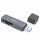 Hoco USB-Stick USB A 3.0 HB45 Speicherkartenleser in Grau