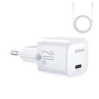 Joyroom JR-TCF02 USB-C PD 20W Wandladegerät + USB-C-Kabel – Mini-Fast-Charger