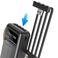 Dudao K18+ Solar-Powerbank USB-A / USB-C / i-Phone /...