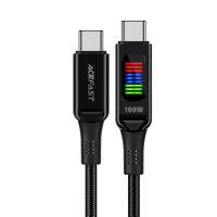 Acefast C7-03 USB-C USB-C 100 W 1,2 m Kabel mit Display...