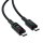 Acefast C7-03 USB-C USB-C 100 W 1,2 m Kabel mit Display – Schwarz