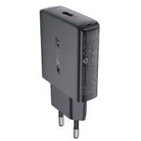 Acefast A65 Ladeadapter PD 20W GaN USB-C Wandladegerät – Schwarz