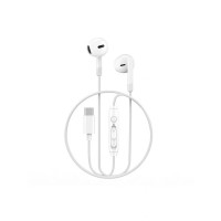 Kopfhörer WiWU - Kabelgebundene Stereo-Kopfhörer EB314 USB C - weiß In-Ear