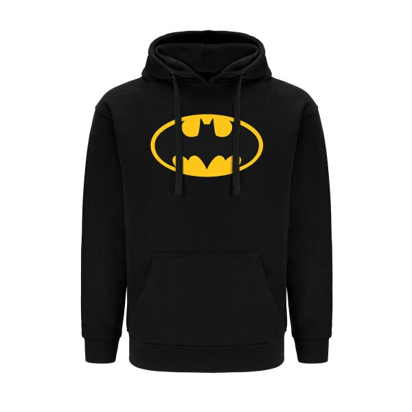 Herren Kapuzenpullover Hoodie Batman 001 DC Schwarz