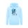 Damen Hoodie Kapuzenpullover Ravenclaw 005 Harry Potter Hellblau