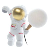 Astronaut LED Tischleuchte Nachtlampe mit Mondmotiv...