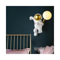 Astronaut LED Tischleuchte Nachtlampe mit Mondmotiv...