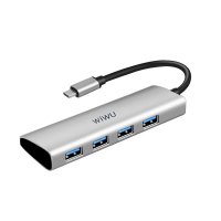 USB-C Adapter WiWU - HUB Alpha A440 Pro USB C für 4x...