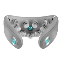 SKG G7 Pro-E Nackenmassagegerät mit Rotlichttherapie und Kompresse – Grau