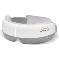 SKG E3-EN Augenmassagegerät mit Kompresse und Musik – Weiß 1100 mAh