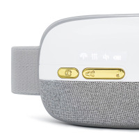 SKG E3-EN Augenmassagegerät mit Kompresse und Musik – Weiß 1100 mAh