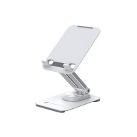 Wiwu ZM010 Tragbarer, faltbarer, um 360° drehbarer Telefon- und Tabletständer aus Metall