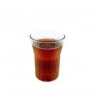 Mulex 2er Set Getränke Glas geriffelt 310ml Perfekt für jegliche Heiß - und Kaltgetränke