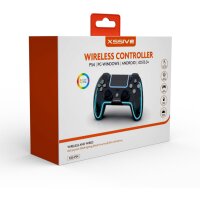 RGB Wireless Controller für PS4 - Schwarz