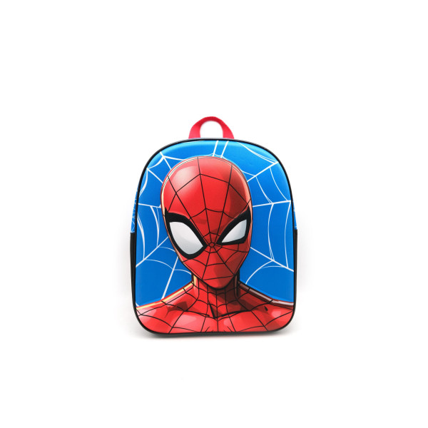 Marvel Spider-Man Kinderrucksack - Freizeittasche für Kinder Blau - 3D Print ca. 32 x 27 cm Kindertasche