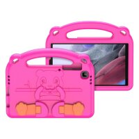 Dux Ducis Panda Armor Tablet Tasche Gehäuse für Samsung Galaxy Tab A9 Plus  Schutzhülle für Kinder + Standfunktion EVA Pink