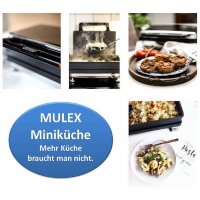 Mulex Kontaktgrill: 2200W Antihaftbeschichtung - Perfekt für köstliche Grillgerichte