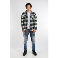 Megaman Jeans Flanellhemd Flanellhemd Kariert Hemd...