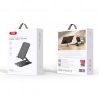 XO Faltbarer Smartphone und Tablet Ständer - Tischhalterung Grau C135