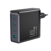 GaN Ultra 140W Schnellladegerät 3 x USB-C / USB-A...