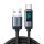 Schnellladekabel USB C - USB A Kabel 66W 1,2m mit LED-Anzeige Joyroom S-AC066A16 - Schwarz