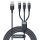 Joyroom Multi-Use Series 3-in-1-Kabel S-1T3018A18 kompatibel mit iPhone USB-C Micro-USB 1,2 m – Schwarz