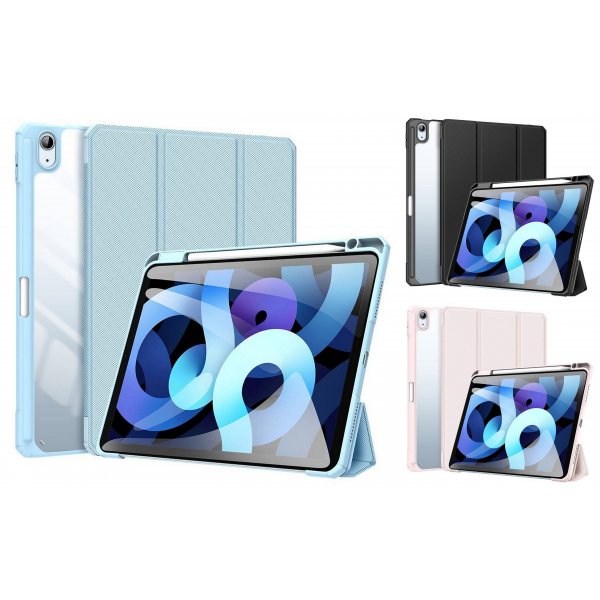 Dux Ducis Toby Eco-Leather Tablet-Ledertasche Schale Cover kompatibel mit iPad Air 11" 2024 mit Smart-Sleep Funktion Wake-Up Stifthalter Schutzhülle