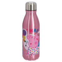 Peppa Pig Aluminiumflasche Wasserflasche 600ml: Perfekt...