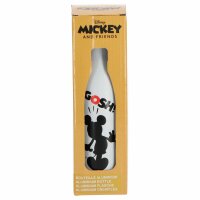 Mickey Mouse Aluminium Trinkflasche Flasche Getränkebehälter 600ml Weiß