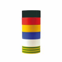 PVC-Isolierband 5m lang 19mm breit 6er Pack