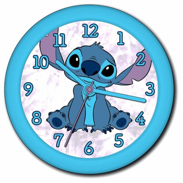 Lilo & Stitch analoge Wanduhr mit 25 cm Durchmesser: Ein farbenfrohes Highlight für dein Zuhause