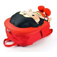 Wonder Woman POLY Kinder Schultasche - DC Justice League Reisetasche - Ergonomischer Rucksack für Kinder ab 3 Jahren - 6 Liter