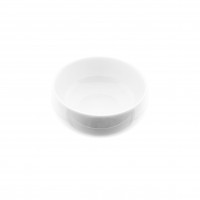 Belicia 6er Schalen Set aus Porzellan in Weiß Hochglanz Rund für Snacks, Desserts oder Müsli