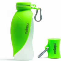 Wasserflasche und Futter Set für Hunde - 570ml - Colapz Grün
