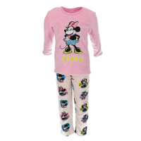 Minnie Mouse Korallen-Fleece Pyjama Schlafanzug für...