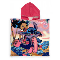 Lilo & Stitch Kinder-Badeponcho mit Kapuze Hoody Towel