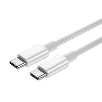 Datenkabel WIWU Kabel C008 USB-C - USB-C 1,2 m 100W weiß Ladekabel