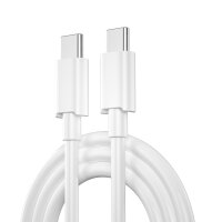 WIWU Wandladegerät Wi-U001 PD 20W 1x USB-C weiß + Kabel USB-C - USB-C - Akkuladegerät Kabel inkl.