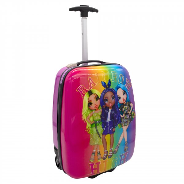 Rainbow High Kinder-Koffer Trolley Reisekoffer Praktischer Reisebegleiter für junge Entdecker