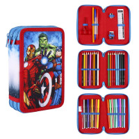 Marvel Schulpaketangebot Komplett-Set bestehend aus Rucksack Sporttasche und einem gefülltem Federmäppchen