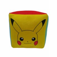 Pokémon Würfel-Kissen Kuschelkissen Perfektes Dekokissen für jedes Zimmer