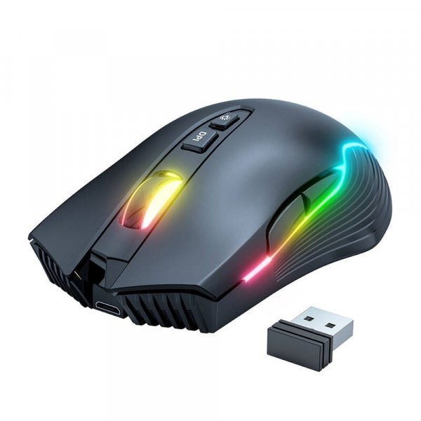 ONIKUMA CW905 Gaming Maus Schwarz - Bluetooth Maus - Gaming ohne Kabel